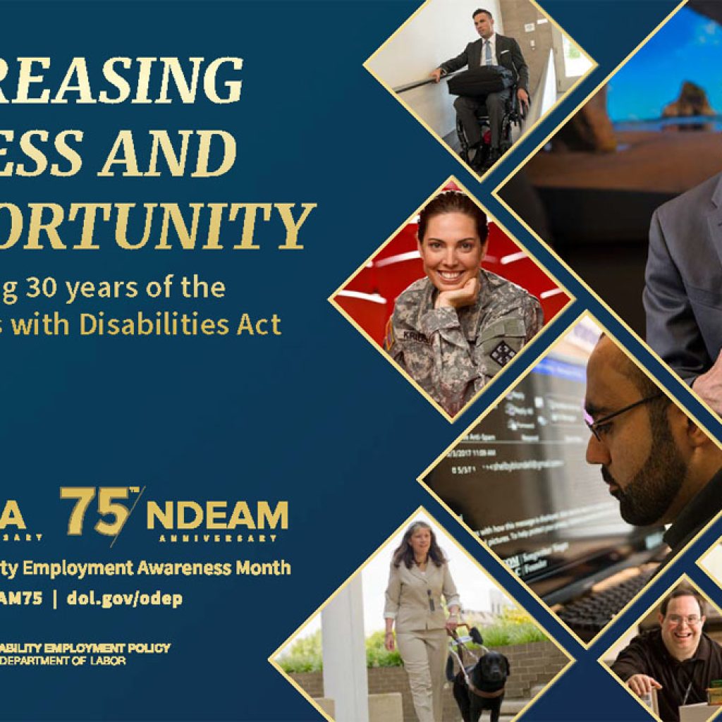 National Disability Employment Awareness Month 2020 artwork