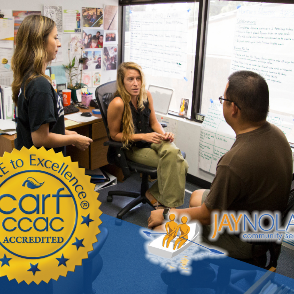 JNCS Employees discuss Three-Year CARF Accreditation