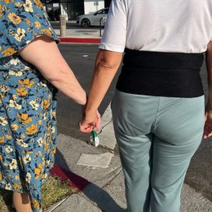 Ilene likes making sure everyone is looking before crossing the street