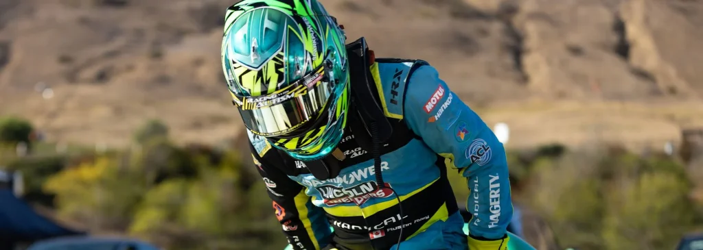 Professional race car driver Austin Riley, advocate for autism awareness and founder of Racing With Autism.